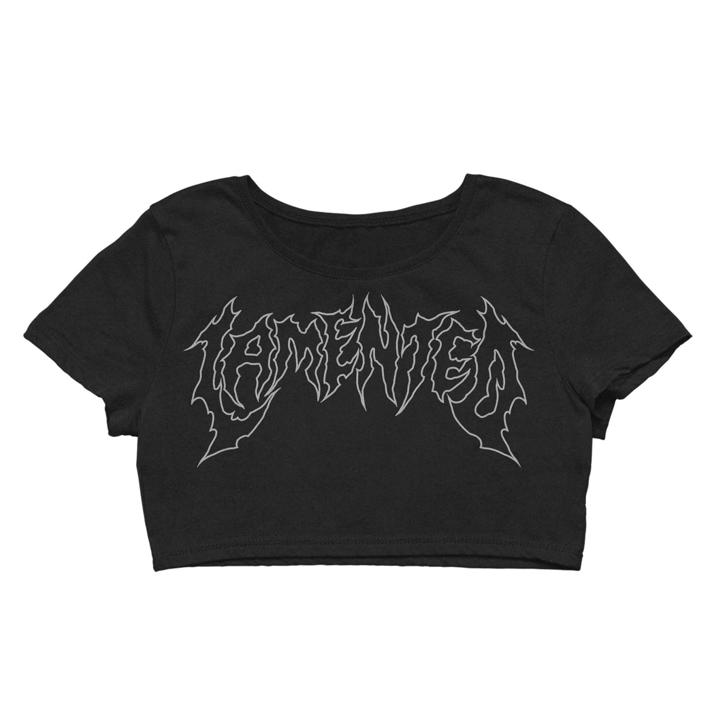 LAMENTED LOGO 2.0 CROP TOP