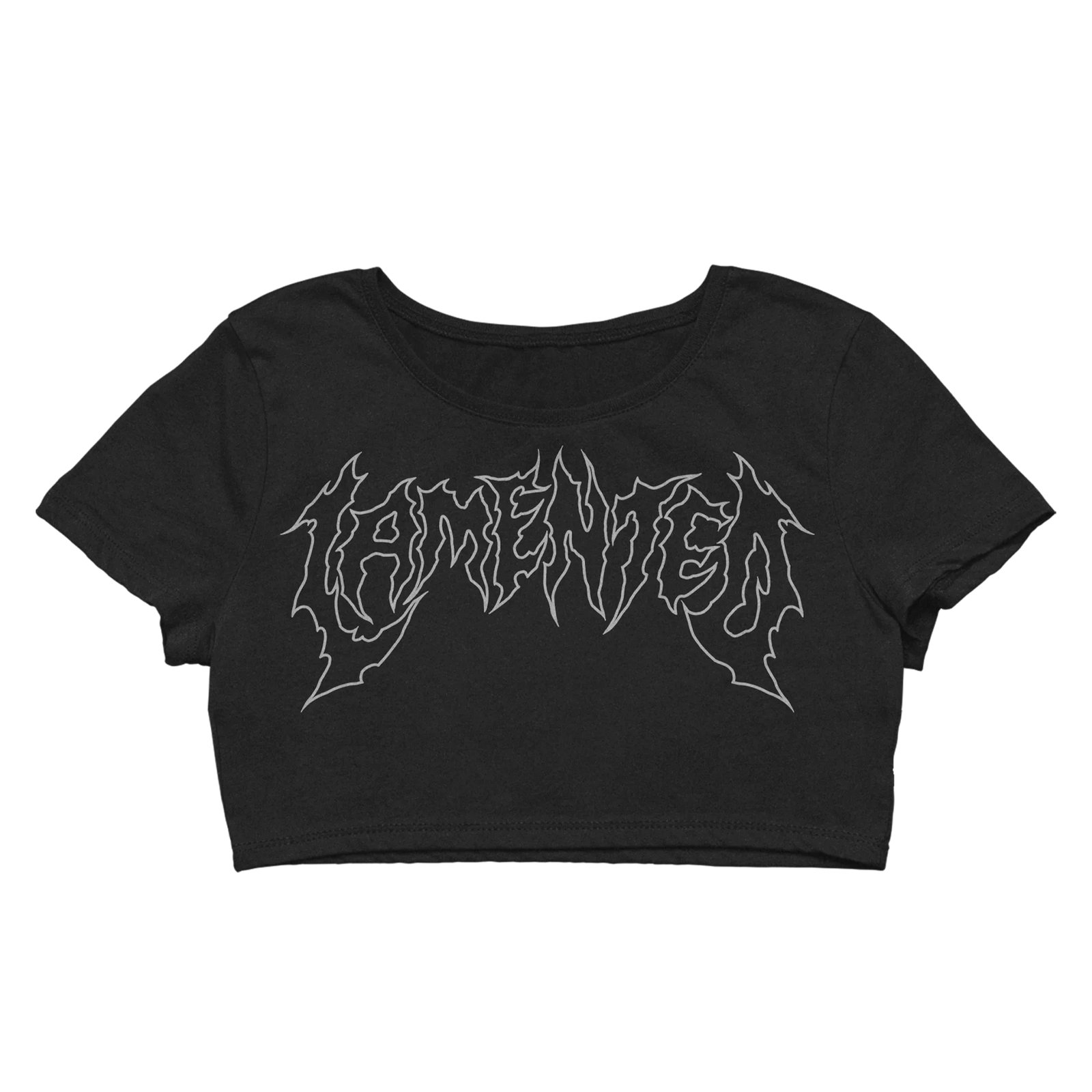 LAMENTED LOGO 2.0 CROP TOP
